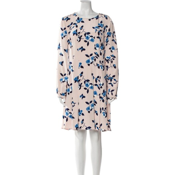 NWOT RUNWAY. Oscar de la Renta Silk Knee-Length Dress Size: XL | US 12 - Picture 7 of 11